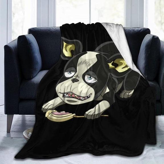 JoJo's Bizarre Adventure Flannel Warm Soft Plush on The Sofa Bed Blanket Suitable for Air Conditioning Blanket Nap Blanket 50"x40"