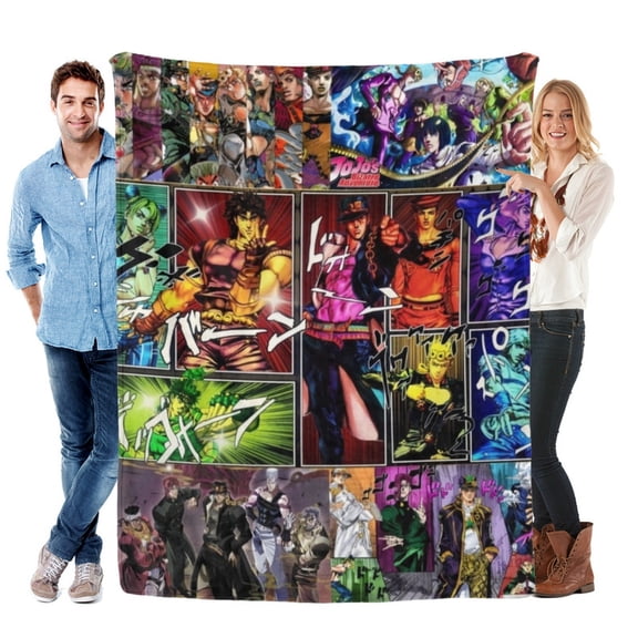 JoJo's Bizarre Adventure Gifts Blanket For Teen Girls Men Boys Women Him Christmas Day 60"X80"