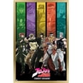 thumbnail image 1 of JoJo's Bizarre Adventure - Group Bars Wall Poster, 14.725" x 22.375" Framed, 1 of 6