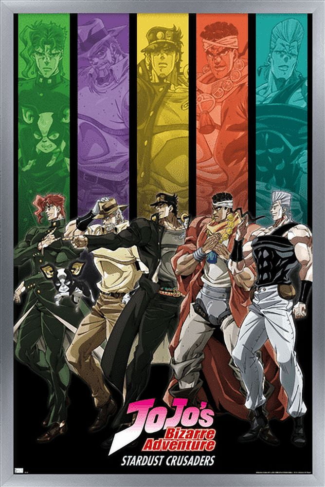 JoJo's Bizarre Adventure: Group 2 Wall Scroll - Geek-Is-Us