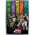 thumbnail image 1 of JoJo's Bizarre Adventure - Group Bars Wall Poster, 22.375" x 34" Framed, 1 of 6