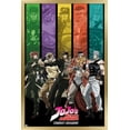 thumbnail image 1 of JoJo's Bizarre Adventure - Group Bars Wall Poster, 22.375" x 34" Framed, 1 of 6