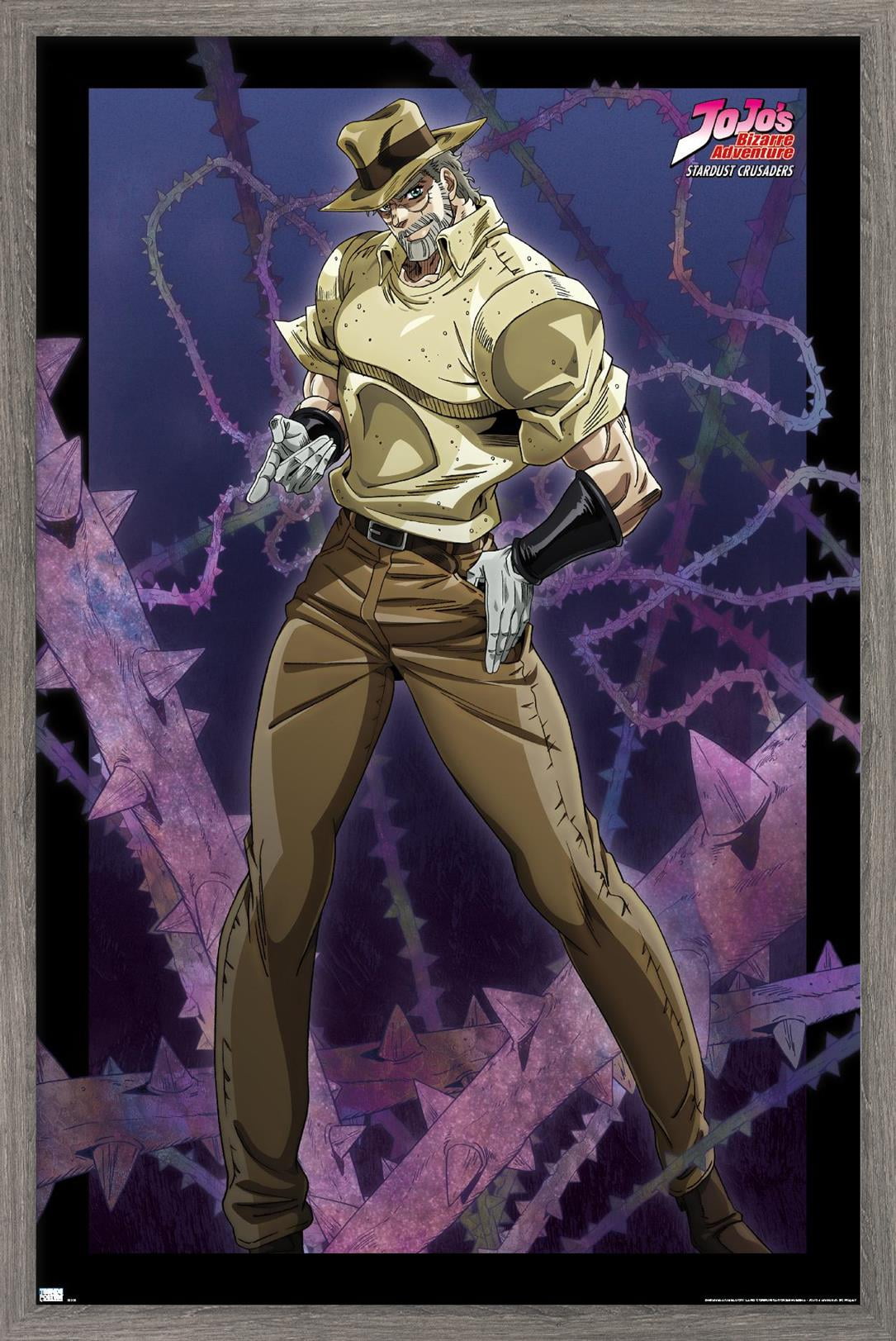 JoJo's Bizarre Adventure - Joseph and Hermit Purple Wall Poster