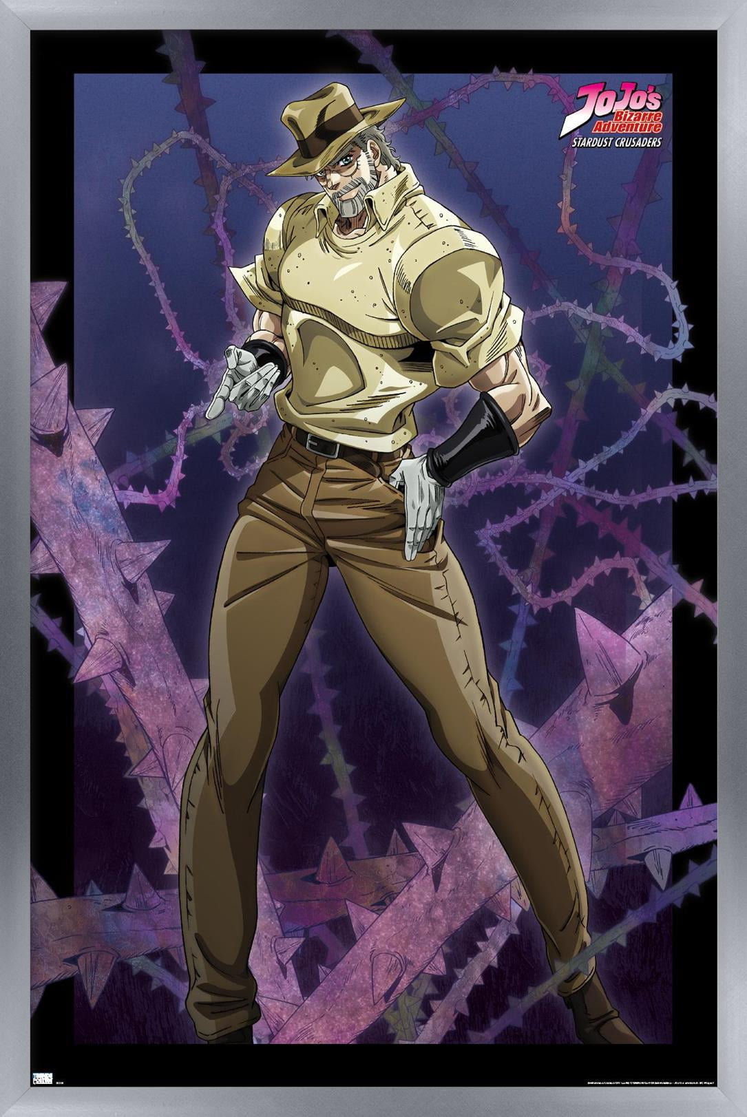JoJo's Bizarre Adventure - Joseph and Hermit Purple Wall Poster