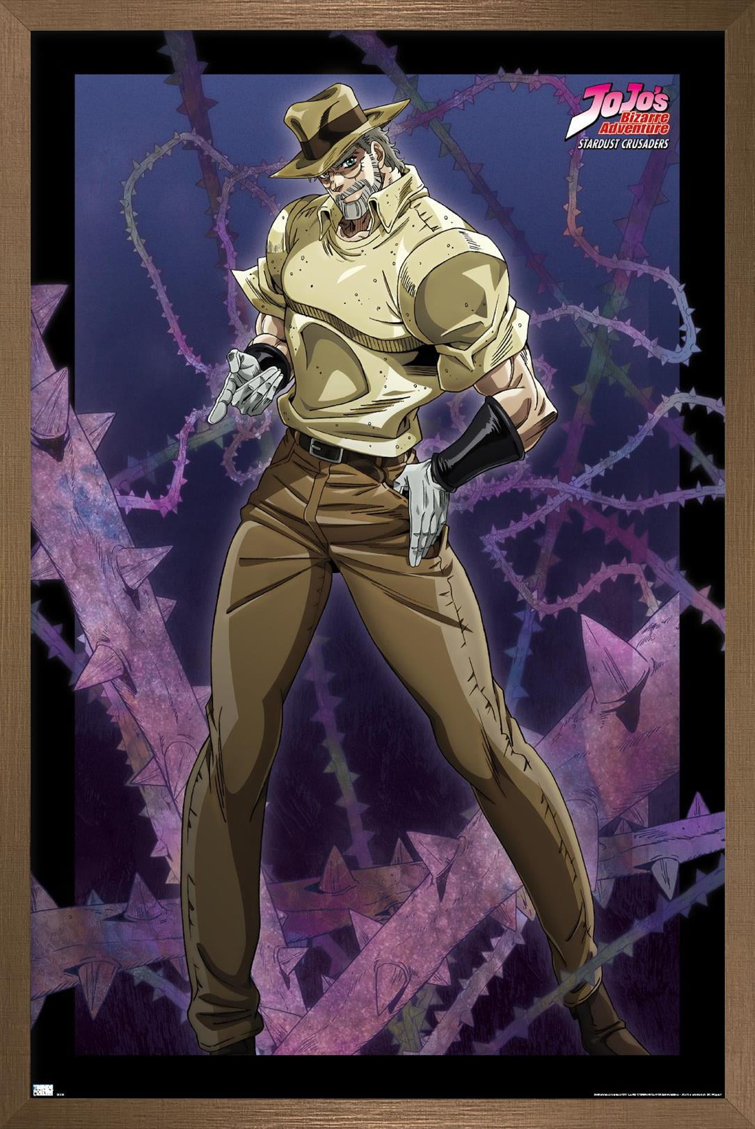 JoJo's Bizarre Adventure - Joseph and Hermit Purple Wall Poster