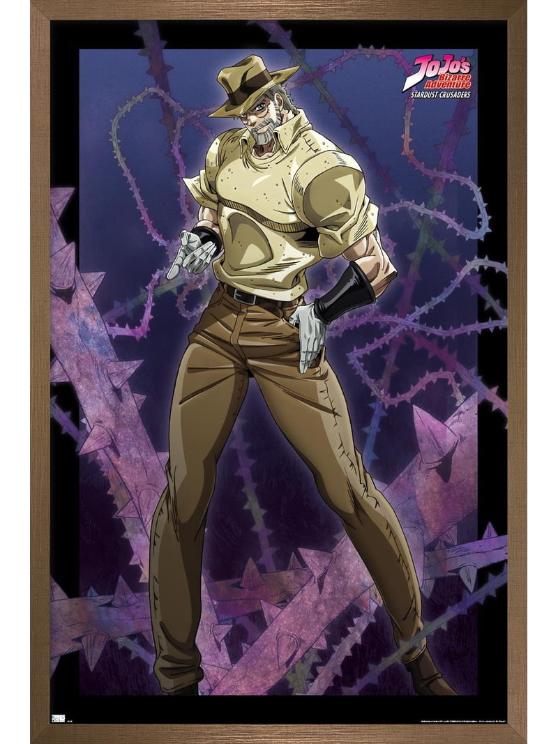 JoJo's Bizarre Adventure - Joseph and Hermit Purple Wall Poster