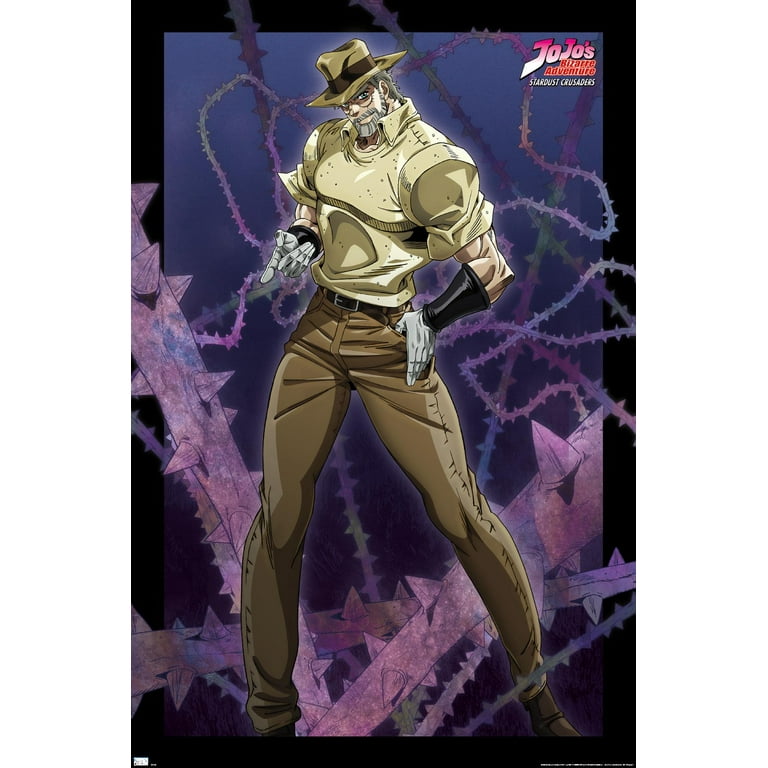 JoJo's Bizarre Adventure - Joseph and Hermit Purple Wall Poster