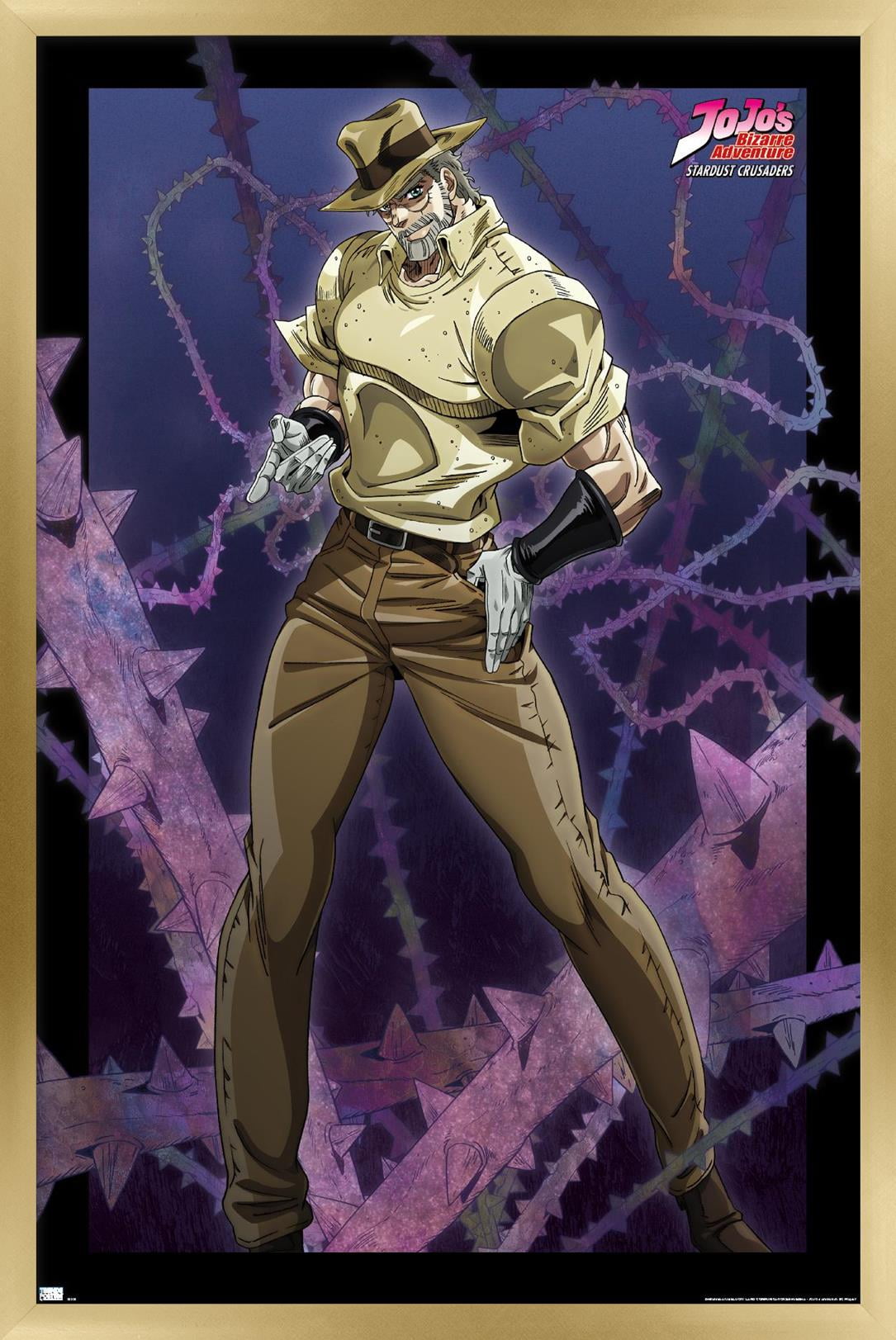 JoJo's Bizarre Adventure - Joseph and Hermit Purple Wall Poster