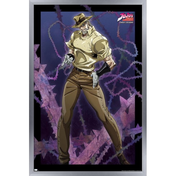 JoJo's Bizarre Adventure - Joseph and Hermit Purple Wall Poster
