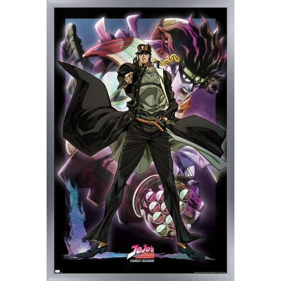 JoJo's Bizarre Adventure - Jotaro Kujo Wall Poster, 22.375" x 34" Framed