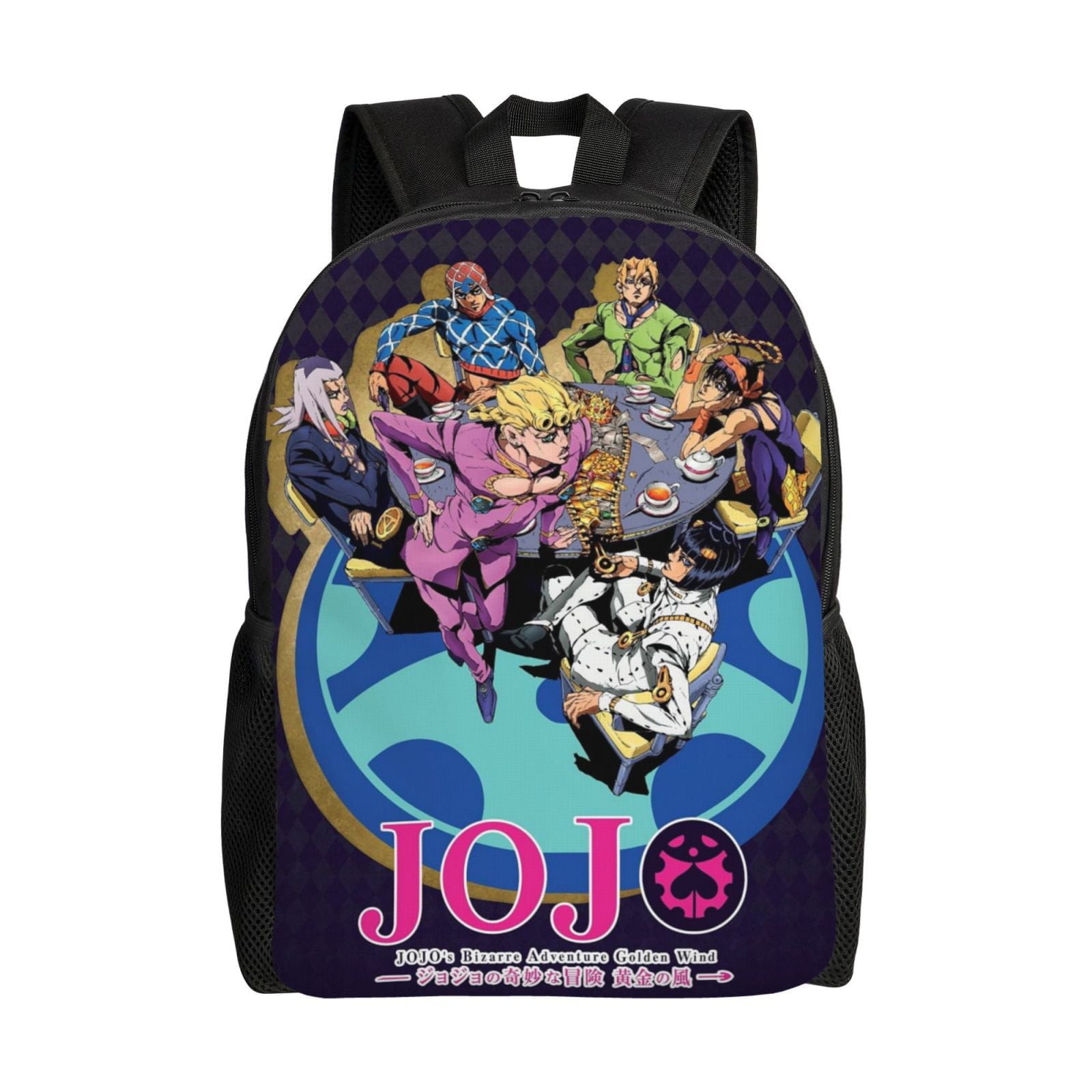 JoJo s Bizarre Adventure Kid School Backpack Bookbag Casual Daypack Travel Backpacks for Boys Girls