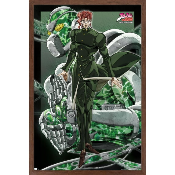 JoJo's Bizarre Adventure - Noriaki Kakyoin Wall Poster, 14.725" x 22.375" Framed