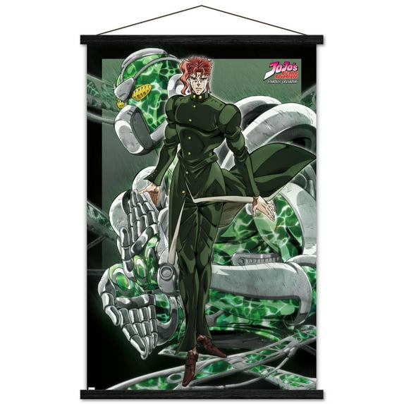 JoJo's Bizarre Adventure - Noriaki Kakyoin Wall Poster with Magnetic Frame, 22.375" x 34"