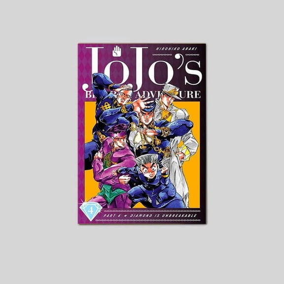 JoJo's Bizarre Adventure: Part 4 Diamond is Unbreakable Josuke & Morioh Gang Manga Art Poster Size 24''x36'' The Golden Shop