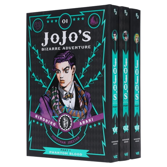 JoJo's Bizarre Adventure: Phantom Blood 1-3 by Hirohiko Araki 3 Books - Fiction - Hardback