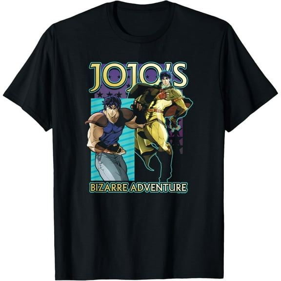 JoJo's Bizarre Adventure Phantom Blood Jonathan Joestar Pose T-Shirt Short Sleeve Crew Neck Soft Fitted Tees T-Shirt