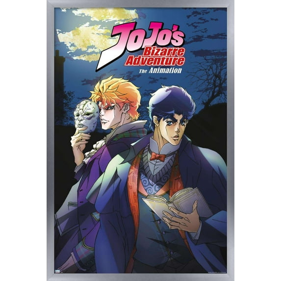 JoJo's Bizarre Adventure - Season 1 Key Art Wall Poster, 14.725" x 22.375", Framed