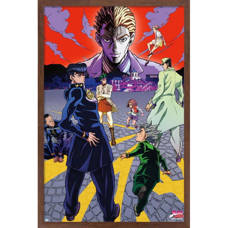 Hunter X Hunter - Map Wall Poster with Wooden Magnetic Frame, 22.375 x 34  