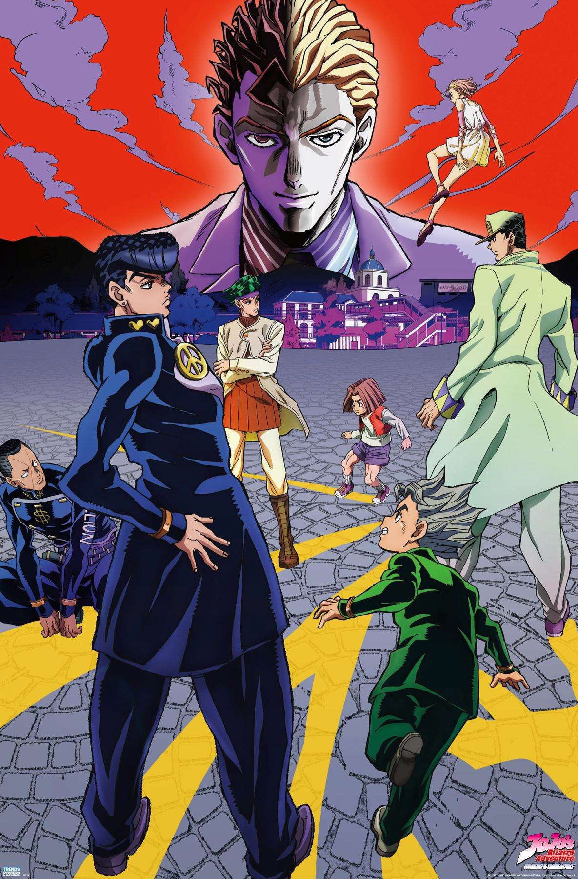 JoJo's Bizarre Adventure - Season 3 Key Art Wall Poster, 14.725