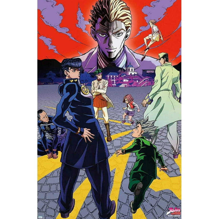 JoJo's Bizarre Adventure - Season 3 Key Art Wall Poster, 22.375