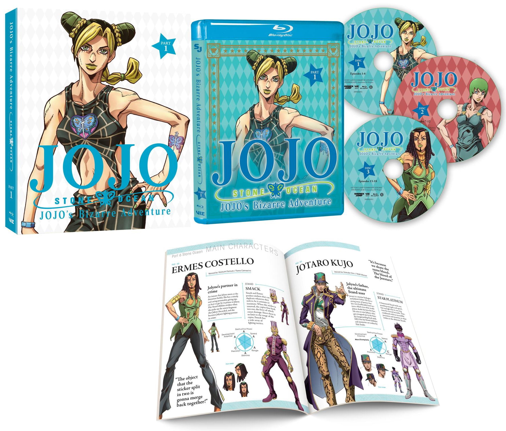 Free Shipping! JoJo's Bizarre Adventure Stone Ocean Part 1 Free Shipping! JoJo's Bizarre Adventure Stone Ocean Part 1