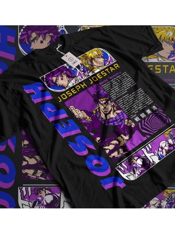 JoJo's Bizarre T-Shirt Adventure JoJo Anime Manga Jolyne Jotaro shirt All Size