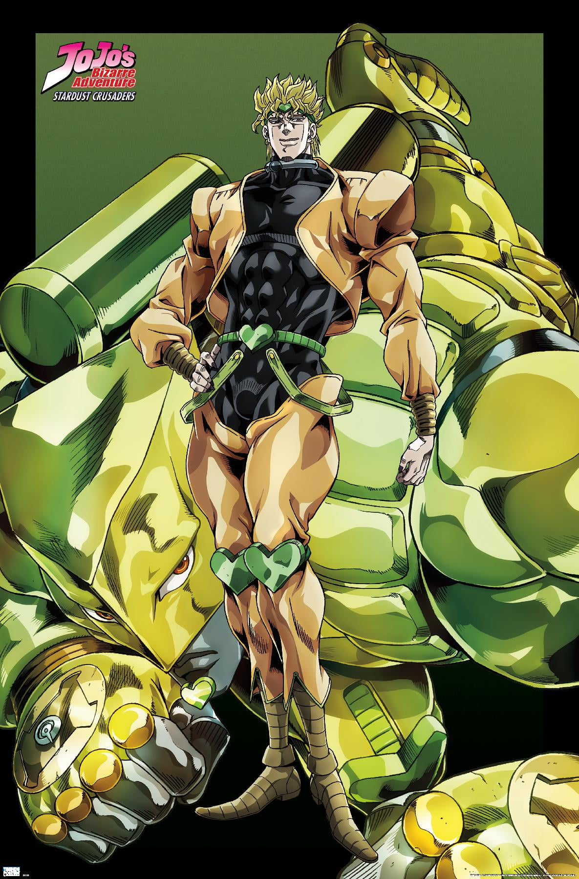 【未開封】ジョジョThe Animation J-WORLD 承太郎×DIO JoJo's Bizzare Adventure - Dio and The World Wall Poster
