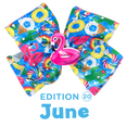 thumbnail image 1 of JoJo's Bow Club June Ribbons & Bows, Fabric Blue, 1 of 6