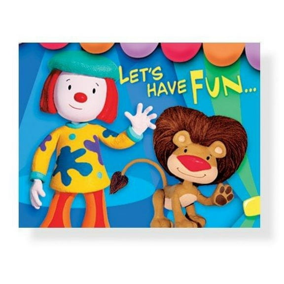 JoJo's Circus Invitations w/ Env. (8ct)