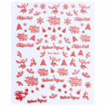 JoKKnny Nail Sticker Christmas Christmas Santa Snowflake Snowman
