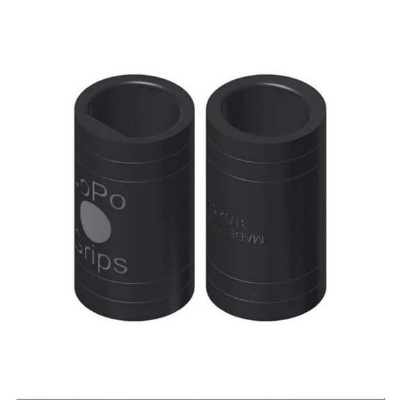 JoPo Power Oval/Oval Dots Finger Insert Black- Pack of 2 45/64