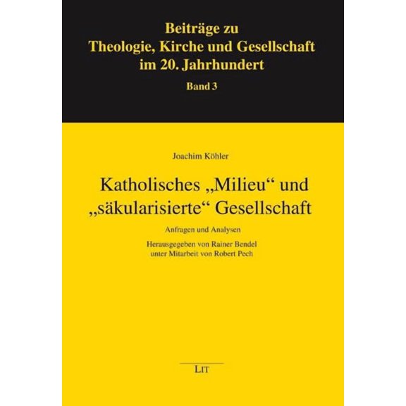Kohler Katholisches "Milieu" und "skularisierte" Gesellschaft: Anfragen und Analys (Paperback)