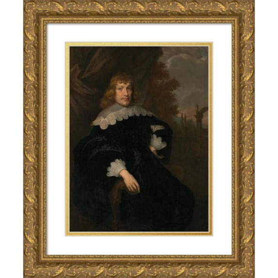 Joachim Von Sandrart 15x18 Gold Ornate Wood Frame and Double Matted Museum Art Print Titled - Hendrick Bicker (1615-1651) (1639)
