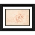 thumbnail image 1 of Joachim Von Sandrart 18x14 Black Ornate Wood Framed Double Matted Museum Art Print Titled - Mary Magdalen Penitent (17th Century), 1 of 5
