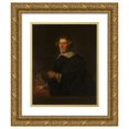 thumbnail image 1 of Joachim Von Sandrart 20x24 Gold Ornate Framed and Double Matted Museum Art Print Titled - Portrait of Pieter Corneliszoon Hooft, Bailiff of Muiden, Historian and Poet (1630 - 1700), 1 of 4