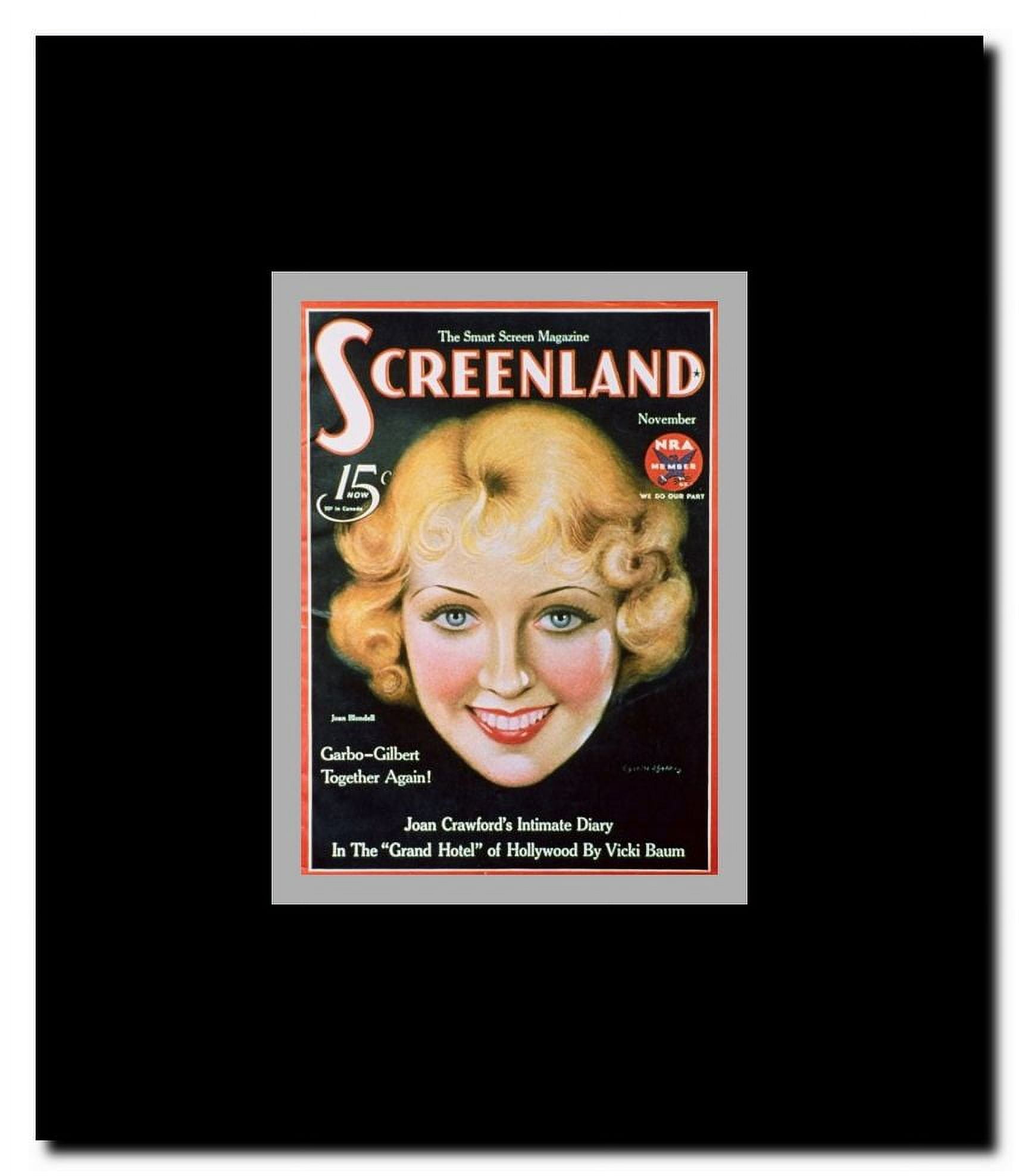 Joan Blondell Framed Movie Poster