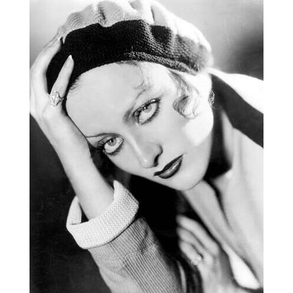 Joan Crawford 1920's studio portrait wearing beret beautiful pose 16x20 Poster