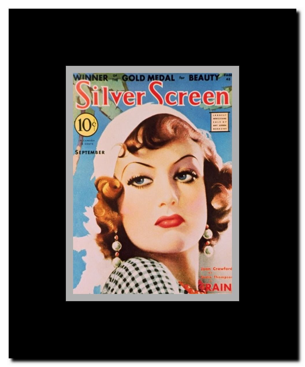Joan Crawford Framed Movie Poster