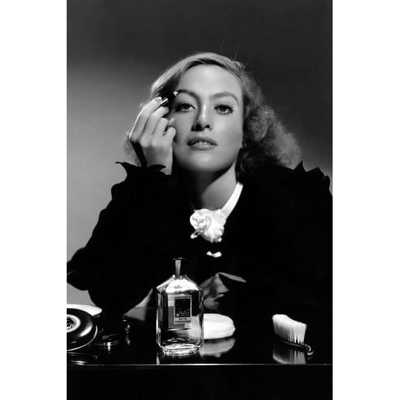 Joan Crawford applying make up to eyebrows vintage 1930's pose 24x36 Poster