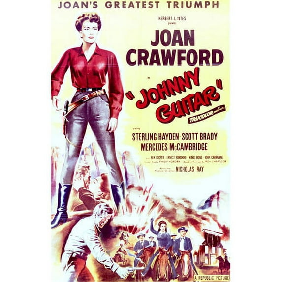 Joan Crawford in Johnny Guitar Joan's Greatest Triumph! 24x36 Poster