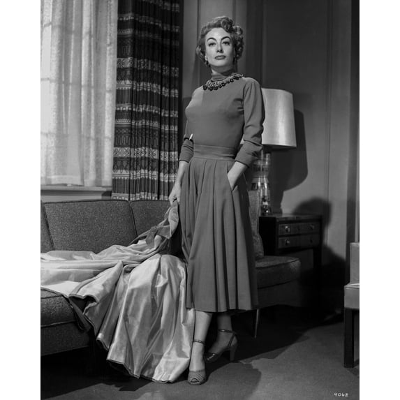 Joan Crawford wearing a Tunic Dress in a Classic Portrait Photo Print (8 x 10)
