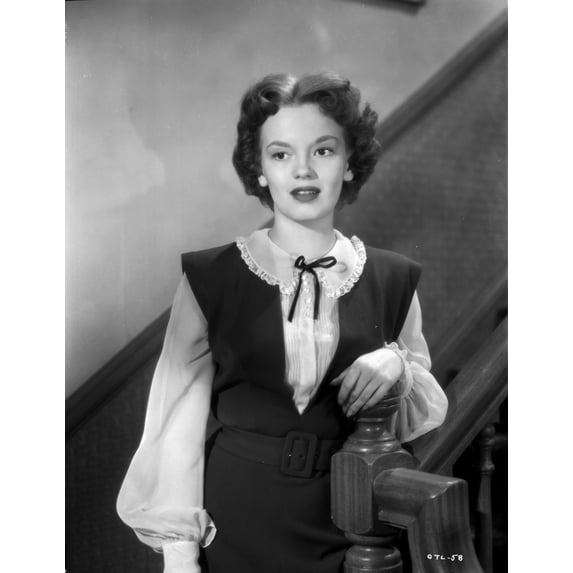 Joan Evans on a Lace Full Sleeve Top Portrait Photo Print (24 x 30)