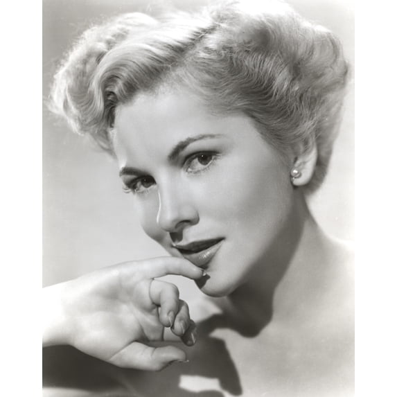 Joan Fontaine Sticking Her Little Finger in Her Lips Close Up Portrait Photo Print (8 x 10)
