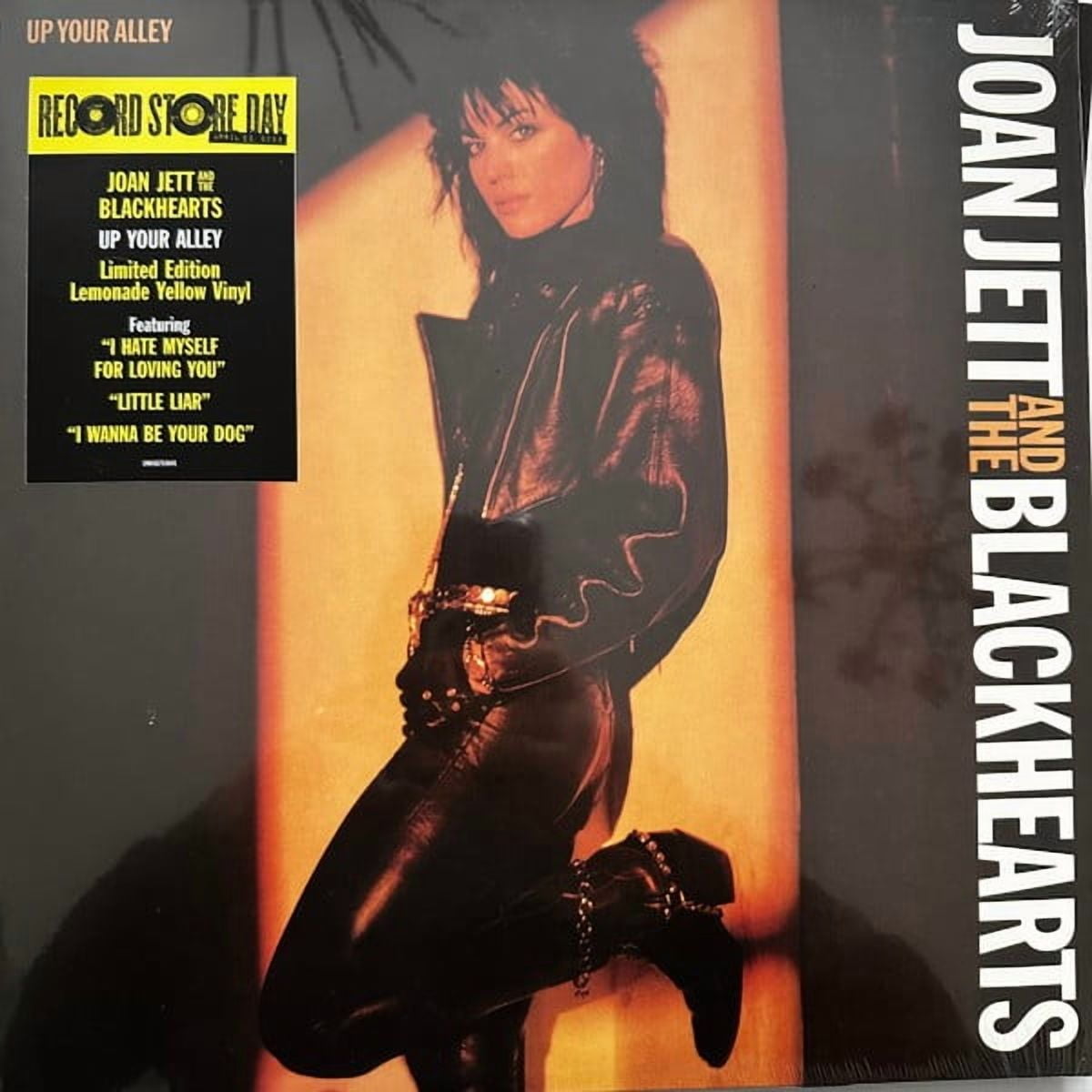 Joan Jett The Blackhearts - Up Your Alley LP lemonade vinyl