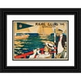 thumbnail image 1 of Joan Llaverias 24x18 Black Ornate Framed Double Matted Museum Art Print Titled: Real Club De Barcelona (1902), 1 of 5