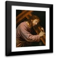 thumbnail image 1 of Joan Macip 12x14 Black Modern Framed Museum Art Print Titled - Christ Carrying the Cross, 1 of 1