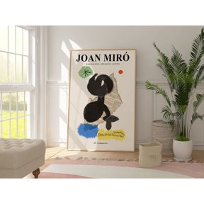 Joan Miró Poster, Parler Seul Poster, Expressionist Wall Art, Mid-Century Modern , Poster Print Only