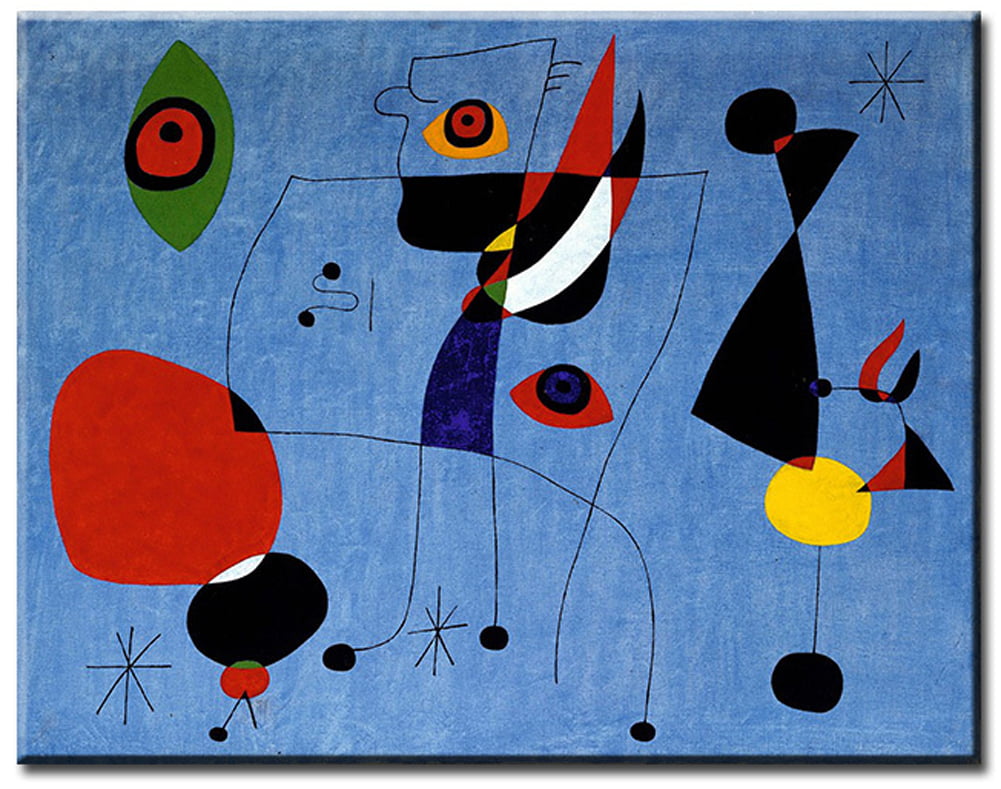 Joan Miró Wall Art Joan Miro Painting Wapped Canvas Art For ...