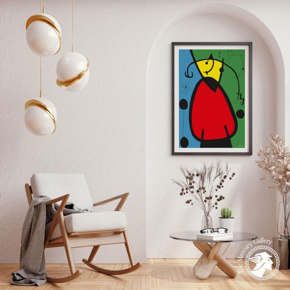 Joan Miro Birth Of Day Print Surrealist Abstract Art Fine Reproduction
