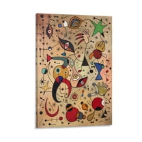 Joan Miro Prints Wall Art Poster Canvas Art Poster and Wall Art Picture Print Modern Family bedroom Decor Posters 24x36inch(60x90cm)